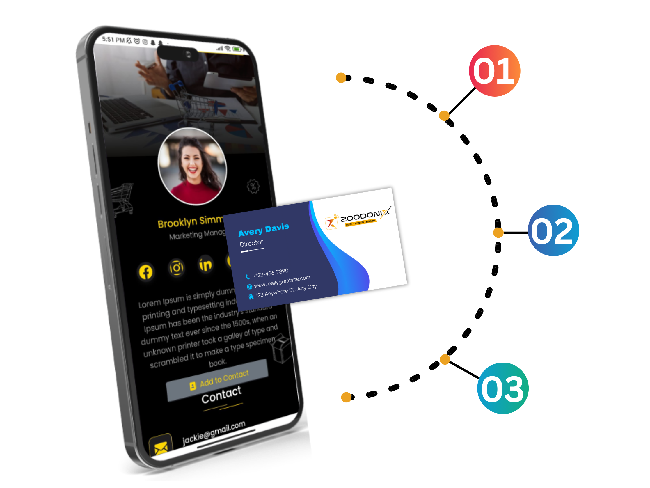 NFC Card and Phone